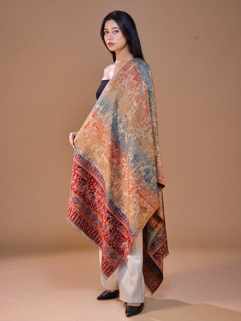Women's Jamawar Wool Stole